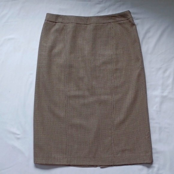 Harve Benard Wool Houndstooth Pencil Midi Skirt- Sz. 16 - Picture 10 of 10